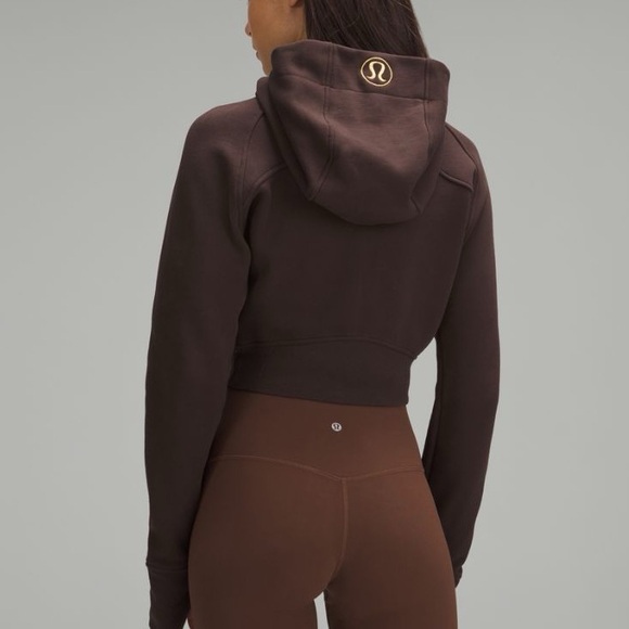 Lululemon Scuba Full-Zip Cropped Hoodie Espresso - Picture 1 of 13